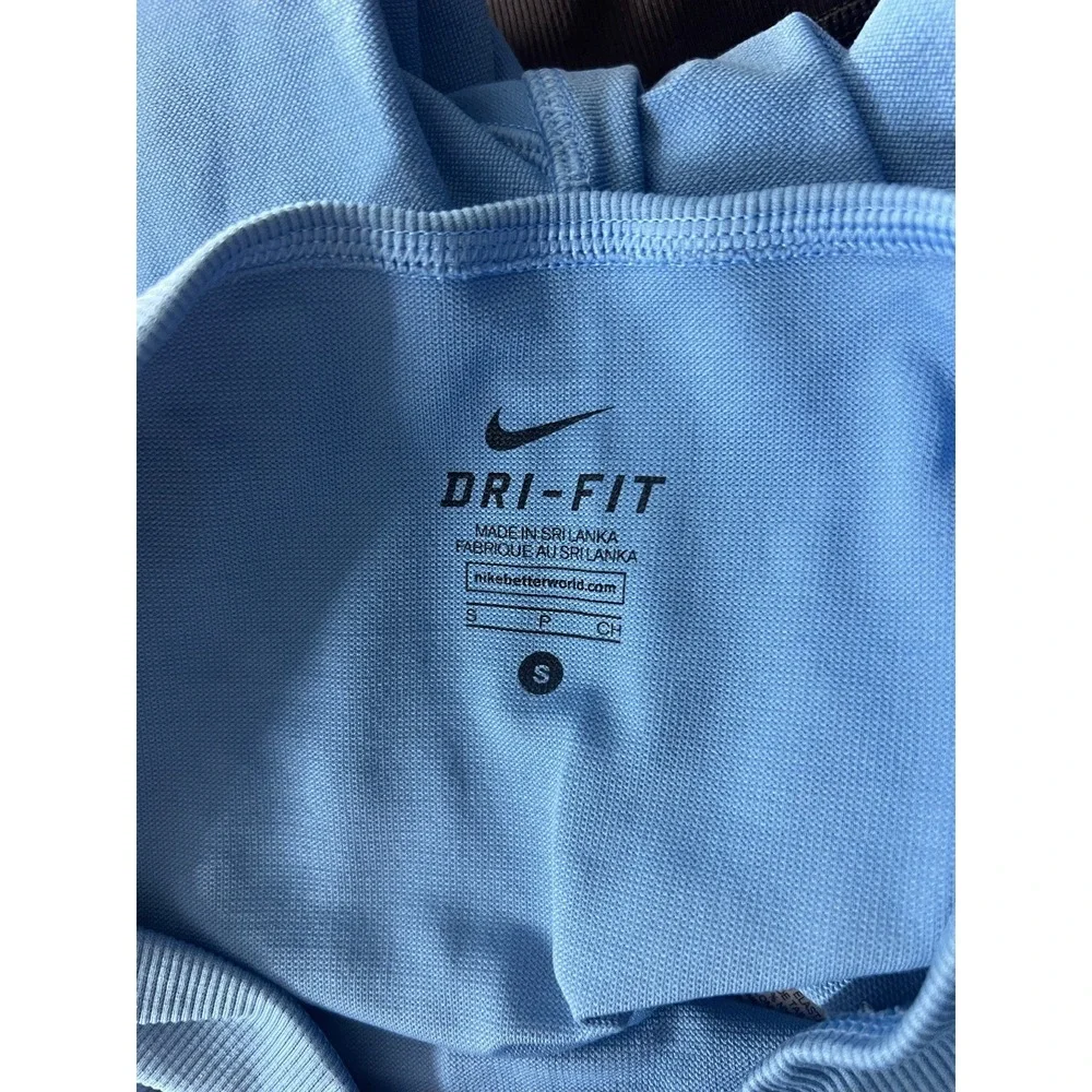 Nike Womens Royal Blue Dri Fit Zoned Sculpt‎ Training Yoga Leggings Sz S